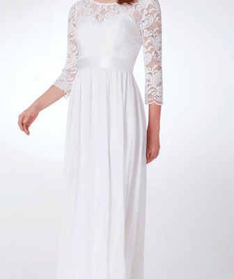 vestido novia civil