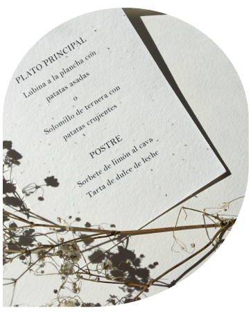 invitaciones de boda ecológicas