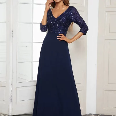 vestido de fiesta sol